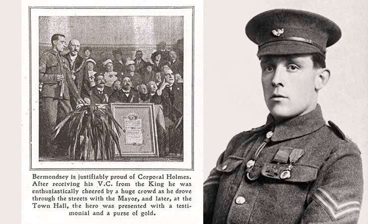 Fred Holmes VC Bermondsey First World War
