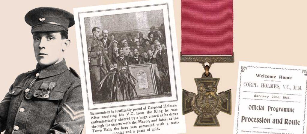 Fred Holmes VC Bermondsey First World War